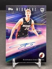 2025-26 Topps Midnight Rookie Horizon Signatures Kasparas Jakucionis #RHS-KJ card