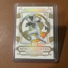 2025 Panini National Treasures Collegiate Newly Knighted Treasures Travis Hunter #12 card