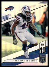 Tremaine Edmunds 2019 Panini Donruss Elite card