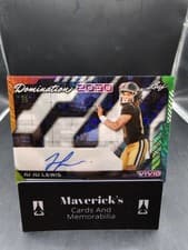 2025 Leaf Vivid Domination 2030 Autographs Ju Ju Lewis #DA-JL1 card