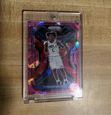 2021 2020 Panini Prizm Tyrese Maxey #256