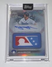 2025 Topps Pro Debut Pro Debut Logoman Autograph Relics Jacob Melton #PDLAR-JM card