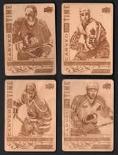 2024-25 Upper Deck Engrained Icons Carved in Time Brian Leetch #CT-BL card