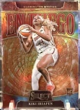 2025 Panini Select WNBA En Fuego Kiki Iriafen #8 card