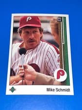 Mike Schmidt 1989 Upper Deck card