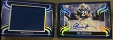 2025 Panini Silhouette Jumbo Patch Auto Booklet Eric Dickerson #10 card