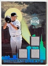 2025 Leaf Bronx Legacy Gotham Greats Roger Clemens #GG-25 card