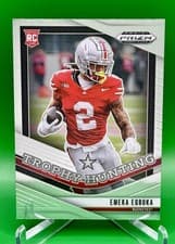 2025 Panini Prizm Draft Picks Trophy Hunting Emeka Egbuka #11 card