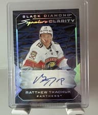 2025-26 Upper Deck Black Diamond Signature Clarity Matthew Tkachuk #SC-MT card