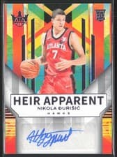 2024-25 Panini Court Kings Heir Apparent Autographs Nikola Durisic #HA-DJU card