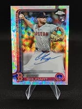 2025 Topps Chrome Logofractor Edition Rookie Autographs Chase Shugart #RA-CS card