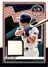2025 Panini Stars & Stripes 18U National Team Materials PE Gavin Fien #USA-GF card