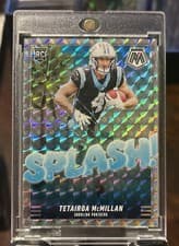 2025 Panini Mosaic Splash Mosaic Tetairoa McMillan #18 card