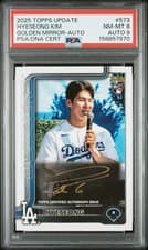 2025 Topps Update Real One Golden Mirror Autographs Hyeseong Kim #573 card