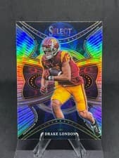 Drake London 2022 Panini Select Draft Picks Phenomenon card