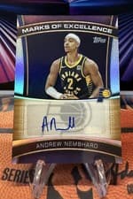 2025-26 Topps Marks of Excellence Andrew Nembhard #ME-AN card