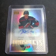 Bradly Nadeau 2024-25 Skybox Metal Universe Skybox Premium Prospects Auto card