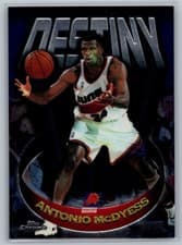 Antonio McDyess Refractor 1997 Topps Chrome Destiny card