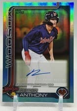 2025 Topps Pro Debut Autographs Roman Anthony #PD-12 card
