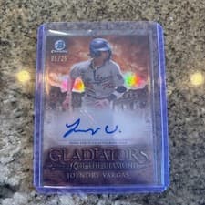 2024 Bowman Chrome Gladiators of the Diamond Autographs Joendry Vargas #GDA-JV card