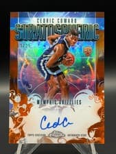 2025-26 Topps Chrome Stratospheric Signatures Rookies Cedric Coward #SMR-CC card