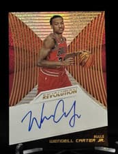 Wendell Carter Jr. 2018 Panini Revolution Rookie Autographs card