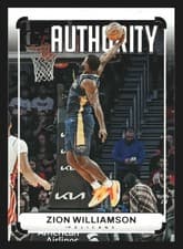 2024-25 Panini Photogenic With Authority Set Zion Williamson #11 card