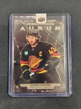2025-26 Upper Deck Artifacts Aurum Bounty Quinn Hughes #AB-QH card