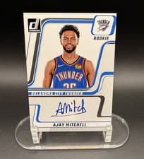 Ajay Mitchell 2024-25 Donruss Next Day Autographs card