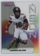 2025 Leaf Vivid Neon LaNorris Sellers #NB-34 card