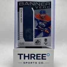 2025-26 SP Game Used 2025 Stanley Cup Finals Banner Year Relics Leon Draisaitl #BYSC-LD card