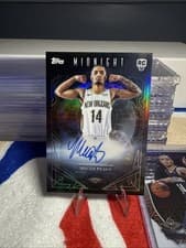 2025-26 Topps Midnight Midnight Sun Signatures Rookies Micah Peavy #MSR-MP card