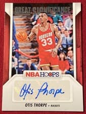 2024-25 Hoops Great SIGnificance Otis Thorpe #GS-OTR card