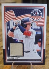 2025 Panini Stars & Stripes USA Materials Teagan Scott #USA-TS card
