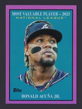 Ronald Acuna Jr. 2025 Topps Update Most Valuable card