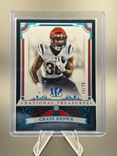 2025 Panini National Treasures Base Set Chase Brown #20 card