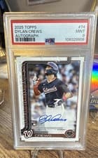 2025 Topps Real One Autographs Dylan Crews #74 card