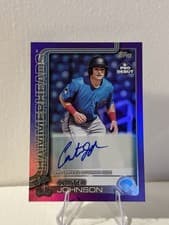 2025 Topps Pro Debut Autographs Carter Johnson #PD-187 card