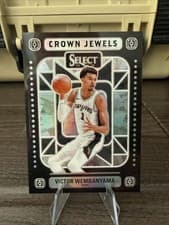 2024-25 Panini Select Crown Jewels Victor Wembanyama #8 card