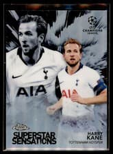 Harry Kane 2018 Topps Chrome UEFA Champions League Superstar Sensations card