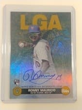 2024 Topps City to City Autographs Ronny Mauricio #C2C-RM card