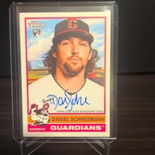 2025 Topps Heritage Real One Autographs Daniel Schneemann #ROA-DS card