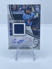 2025 Topps Update Major League Material Autographs Chandler Simpson #MMAU-CSI card