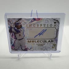 2025 Topps Inception Inception Molecular Autographs Luisangel Acuña #IMA-LA card