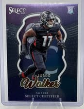 2025 Panini Select Select Certified Rookies Jalon Walker #9 card