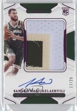 Sandro Mamukelashvili 2021 Panini National Treasures card