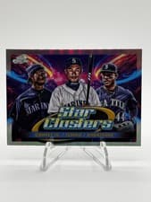 2025 Topps Cosmic Chrome Star Clusters Ken Griffey Jr./Ichiro/Julio Rodríguez #TSC-3