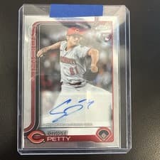 2025 Topps Chrome Update Autographs Chase Petty #AC-CPE card