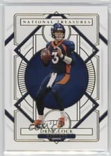 Drew Lock 2020 Panini National Treasures card