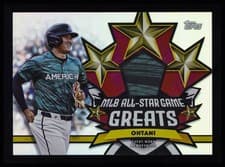 2025 Topps All Star Game All-Star Game Greats Relics Shohei Ohtani #ASGR-SO card